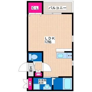 フローリッシュ加美南【3階】の間取り