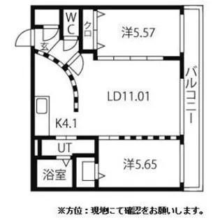 ガーデンテラス24【4階】の間取り