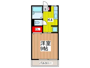 パ-ルハイツ【2階】の間取り