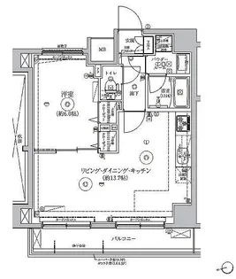 東京都墨田区東向島6【マンション】の間取り