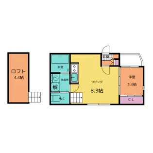 Feliz la Flor【3階】の間取り