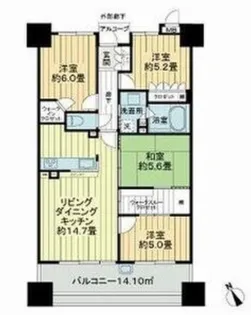 愛知県名古屋市緑区浦里3【マンション】の間取り