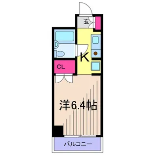 コスモ亀有V【10階】の間取り