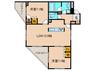 ザ・センチュリ-宮崎台【1階】の間取り