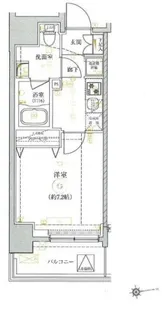 ベルシード大島【7階】の間取り