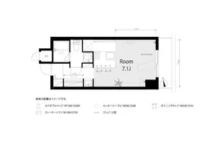 東京都港区南麻布2【マンション】の間取り