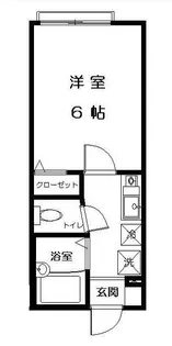 エスポワール新宿【1階】の間取り