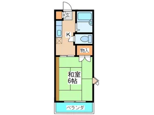 コ-ポグリ-ン【2階】の間取り