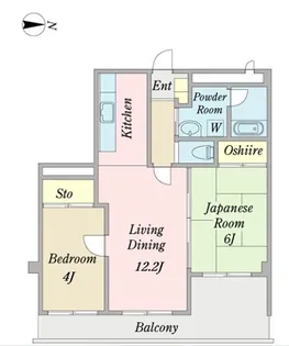 AKフラット【6階】の間取り
