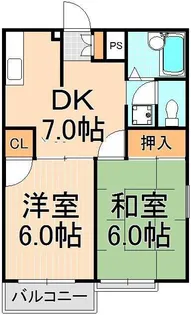 エリール【2階】の間取り