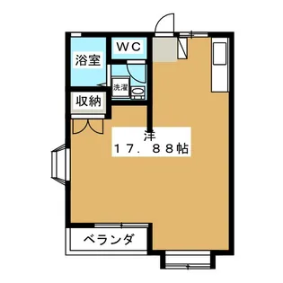 東海コーポレーションB【1階】の間取り