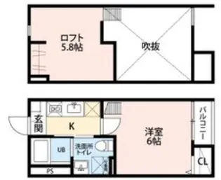 EPO諏訪町メゾン【2階】の間取り