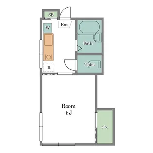 宏洋ハウス【2階】の間取り