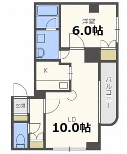 ブリッジひばりが丘【8階】の間取り
