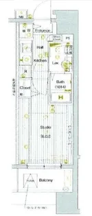 グランド・ガーラ代々木参宮橋【7階】の間取り