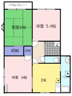 サンフレグランスB【1階】の間取り
