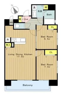 レアシス相模原駅前【10階】の間取り
