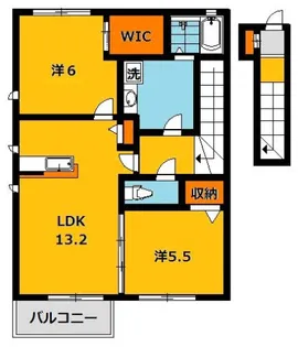 石浜コモンシティーD【2階】の間取り