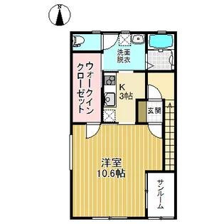 Non-No-Villa(ノンノヴィラ)【2階】の間取り