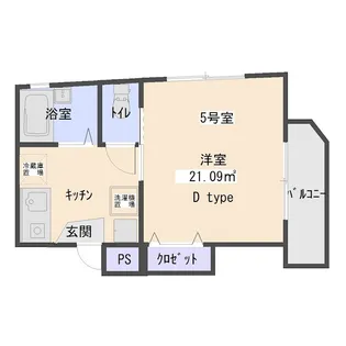 オーインII【1階】の間取り