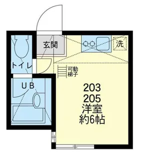 ユナイト保土ヶ谷フィリップの丘【2階】の間取り