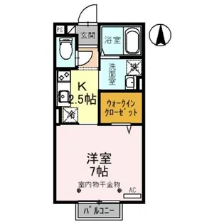 グランドゥール越前【2階】の間取り