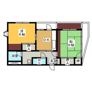 Pコーポラス【3階】の間取り