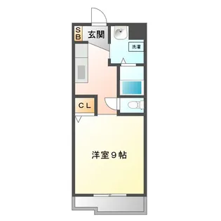 アンジュール川方【1階】の間取り