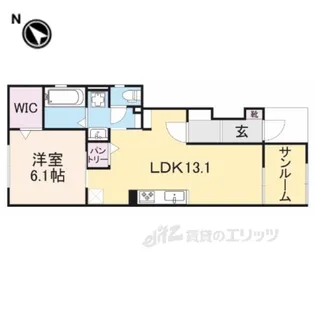 Yフォレスト五個荘【1階】の間取り
