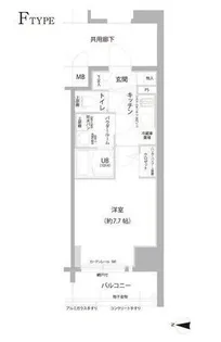 エスリード大須アヴェニュー【4階】の間取り