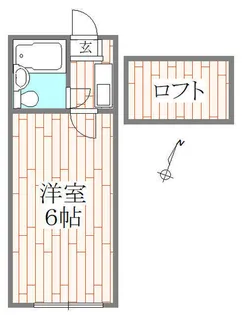 ソレイユ板橋【2階】の間取り