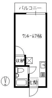 コーポKaku【2階】の間取り