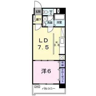 カルフール【4階】の間取り