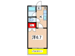 第6浅間マンション【3階】の間取り