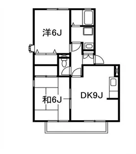 フレマリール桜ヶ丘A【1階】の間取り
