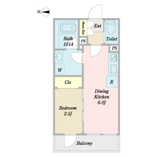 Jブラン北綾瀬【1階】の間取り