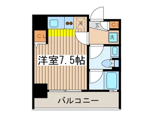 プラウドフラット隅田リバ-サイド【7階】の間取り