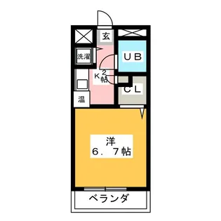アクトピア八事I【2階】の間取り