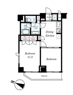 ルーブル方南町【2階】の間取り