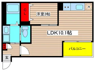 GRANDBLUE dotokushimmachiI【2階】の間取り
