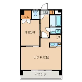 第5秋葉ビル【4階】の間取り