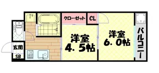 DO九条I【2階】の間取り