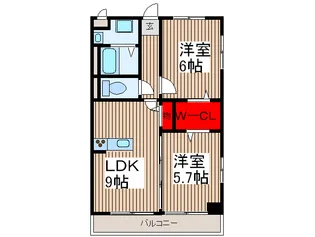 グラン・プエルタ【2階】の間取り