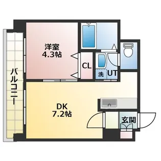 フランセジュール北20条【6階】の間取り