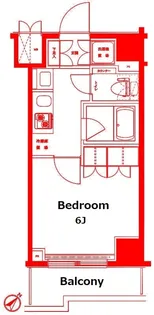 ルーブル横濱反町【2階】の間取り