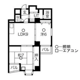 第2アーバンス新大阪【4階】の間取り