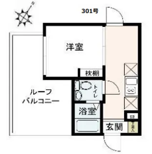 Tierra三軒茶屋【3階】の間取り