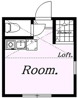 ユナイト小机マイネルリーチ【1階】の間取り