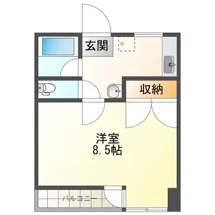 アークヒルズWATANABE11【2階】の間取り