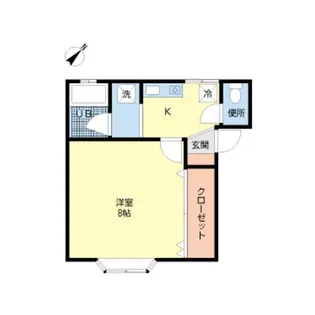 サンセベリアA【2階】の間取り